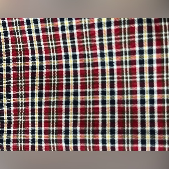 Roundtree & Yorke Long Sleeve Plaid Button Down Shirt size XLT - Picture 12 of 13